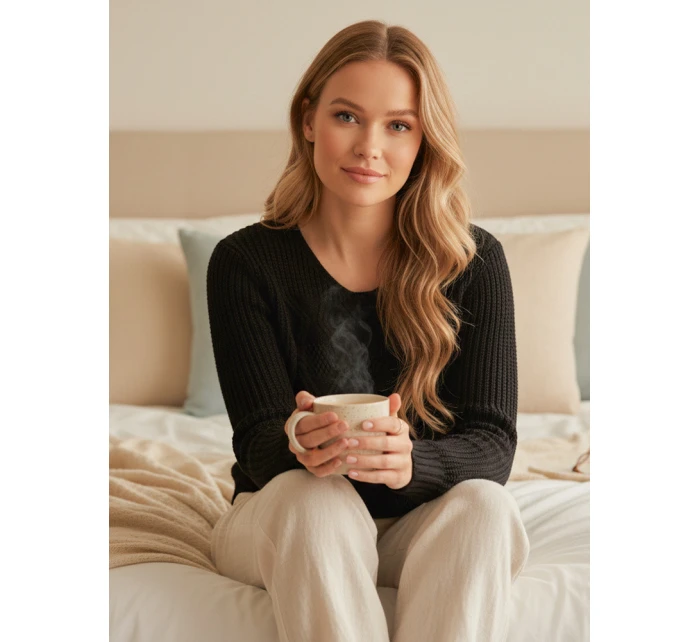 dámský svetr černý Dstreet model 21982732 - FashionStreet