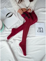 Ponožky Milena 0835-001 Čipkovaná stuha 37-41