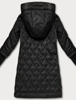 kurtka z kapturem  czarna model 21304741 - HONEY WINTER