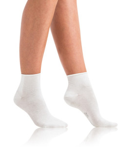 Dámske ponožky z bio bavlny s netlačícím lemom GREEN EcoSMART COMFORT SOCKS - Bellinda - biela