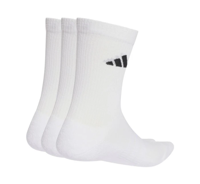 Adidas Cushioned Sportswear Crew 3P biele ponožky JZ0530