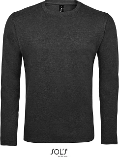 SOL'S Imperial LSL Men Pánské tričko s dlouhým rukávem model 22520084 charcoal melange