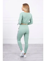 Sada s ozdobnými model 18746078 tmavě mátová - K-Fashion Sada s ozdobnými model 18746078 tmavě mátová - K-Fashion