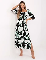 Šaty LK SK 510095.89 čiernobiele