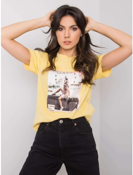 Tričko PM TS model 15060850 žlutá - FPrice Tričko PM TS model 15060850 žlutá - FPrice
