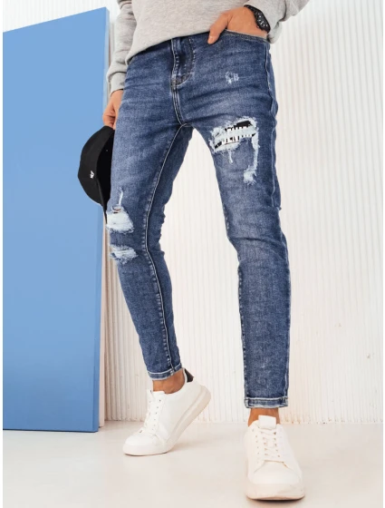 FashionStreet pánske modré džínsové nohavice UX4235