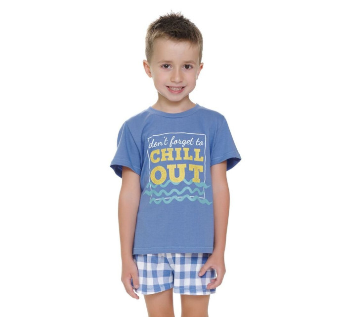 Detské pyžamo Chill out II modré