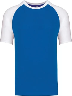 K 330 Baseballové tričko model 22507356 aqua blue/white - Kariban