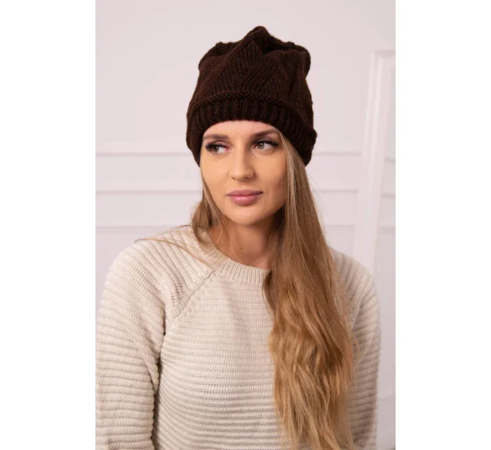 Dámská čepice  hnědá model 18752321 - K-Fashion