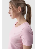Dámské Hladké Tričko S Růžové model 21668570 - 4F
