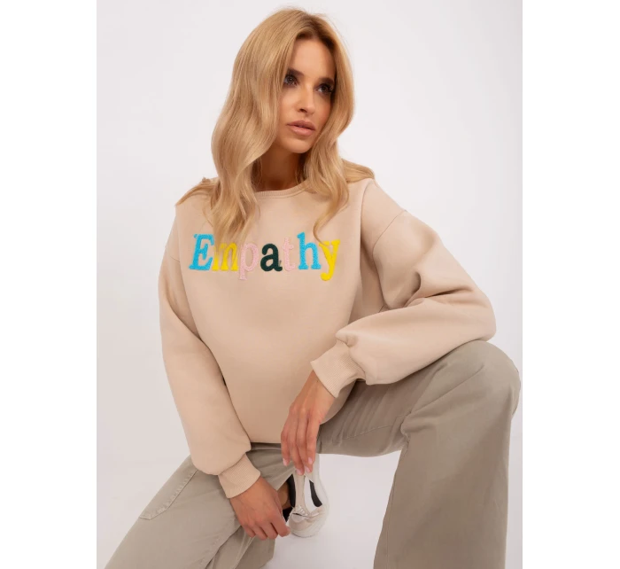 Bluza EM BL 617 model 18900596 beżowy - FPrice Bluza EM BL 617 model 18900596 beżowy - FPrice