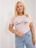 Tričko RV TS 9481.60 svetloružová Tričko RV TS 9481.60 svetloružová