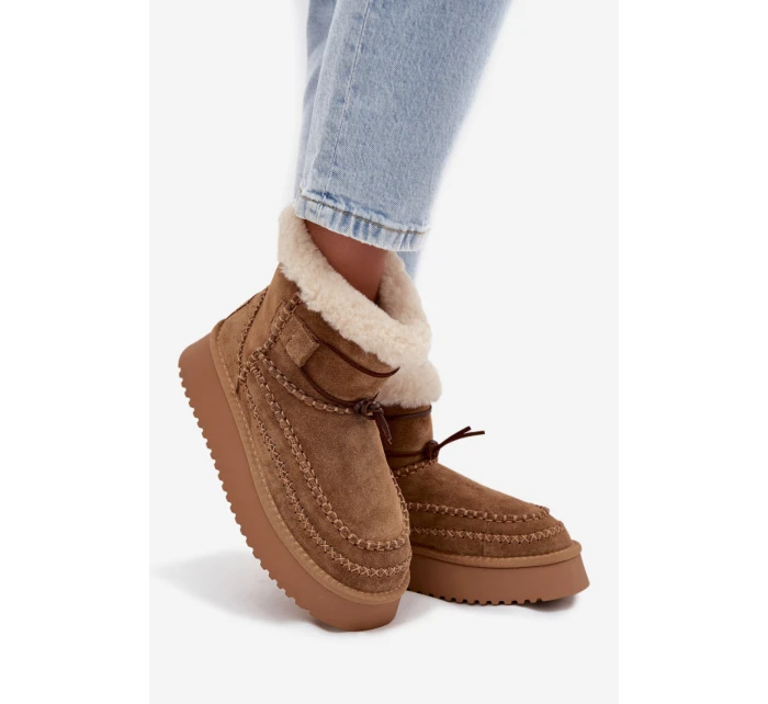 Snehové topánky model 218523 Krok vo veľkom štýle