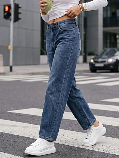 Jeansy damskie fit  niebieskie model 22324256 - FashionStreet