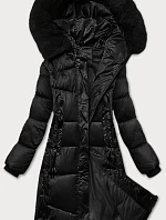 Prešívaná zimná bunda S'west black (B8266-1)