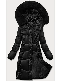 Prešívaná zimná bunda S'west black (B8266-1)