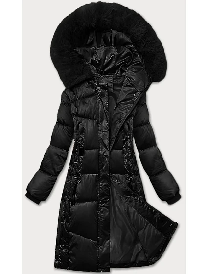 Prešívaná zimná bunda S'west black (B8266-1)