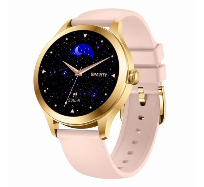 Smart hodinky Gravity Pink Gold 2 Stripes GT25-1 PRO Smart hodinky Gravity Pink Gold 2 Stripes GT25-1 PRO