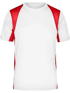 JN 306 Pánské běžecké tričko model 22485822 white/red - Daiber