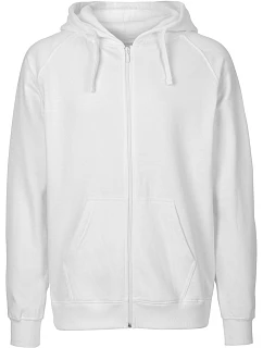 Neutral O 63301 Pánska mikina s kapucňou z bio bavlny 77.6331 biela