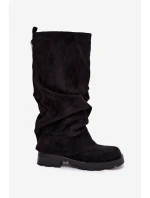 Kozačky Nazouvací S Černé model 21788125 - Boto Kozačky Nazouvací S Černé model 21788125 - Boto