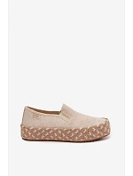 Dámske espadrilky na platforme s úpletom Lee Cooper LCW-26-31-4332 beige Dámske espadrilky na platforme s úpletom Lee Cooper LCW-26-31-4332 beige