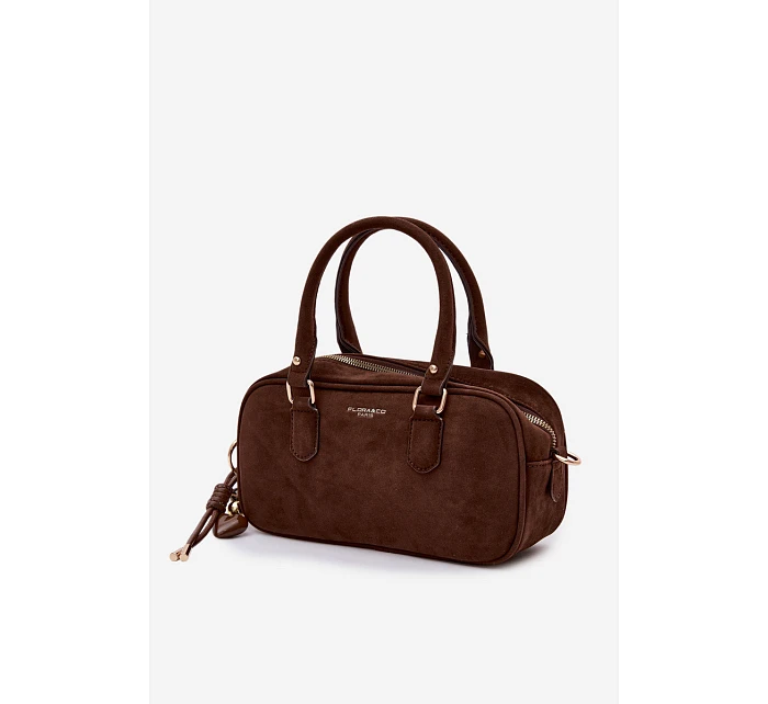 Malá Eko semišová kabelka typu kufřík Annelle