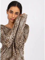 Blúzka DHJ BZ 6550 2.34P čierna a béžová Blúzka DHJ BZ 6550 2.34P čierna a béžová