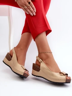 Dámske ľahké sandále na klinoch Pohodlné topánky Efravia