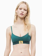 Podprsenka bez kostice QF4919E-ZAY zelená - Calvin Klein