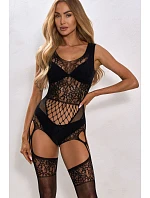 Dámský bodystocking Kelly černý - Pure Sin