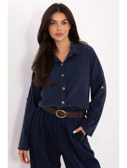 Košeľa s dlhým rukávom model 220822 Taliansko Moda