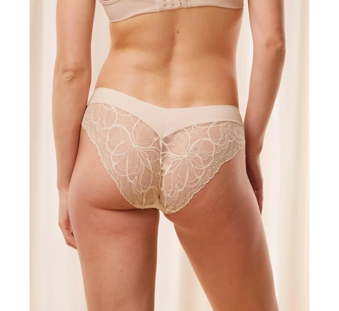 Dámske body Make-Up Illusion Lace Highleg Tai - BROWN - svetlohnedá 00NZ - TRIUMPH