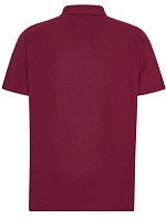 T Piqué polo z těžké bavlny "Tiger" bordeaux model 22452039 - Neutral T Piqué polo z těžké bavlny "Tiger" bordeaux model 22452039 - Neutral