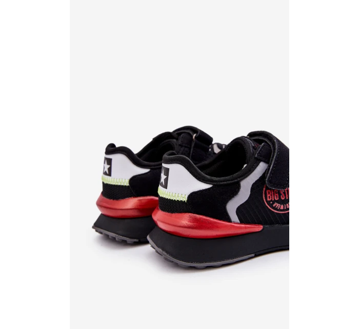 Dziecięce Sneakersy Memory Foam System Big Star LL374224 Czarne