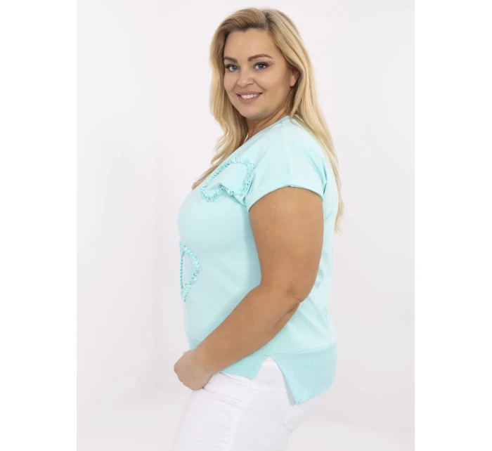 Bluzka RV BZ model 21072731 mietowy - FPrice