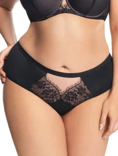 Dámské kalhotky brazilky  Černé model 16105277 - Gorsenia