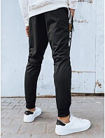 Pánske čierne tepláky FashionStreet UX4273 Pánske čierne tepláky FashionStreet UX4273
