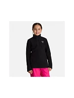 ROSSIGNOL Dievčenská mikina 1/2 Zip Fleece Black