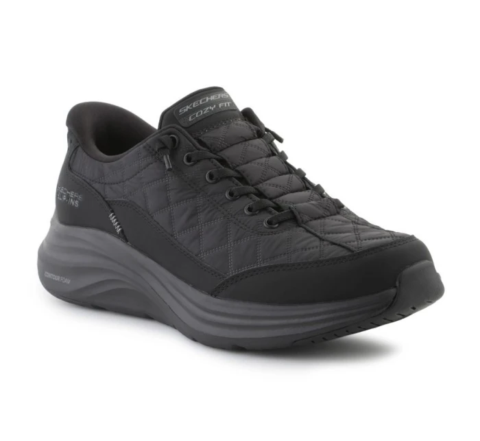 Skechers Slip-Ins: Contour Foam - Cozy 232619-BBK Black