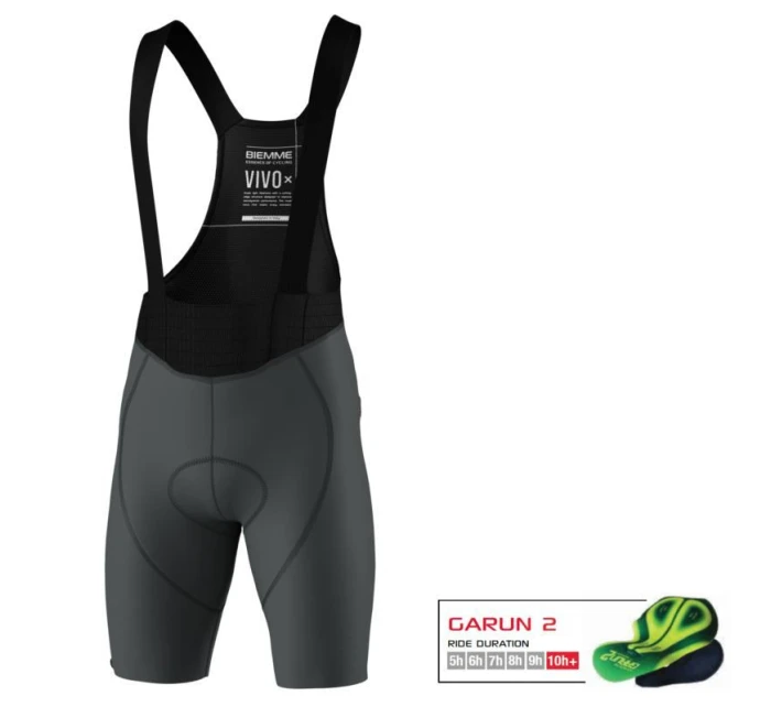 Biemme Šortky VIVO EXTREME antracit XXL