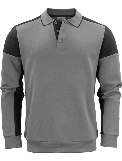 Printer Prime Polosweater Polo mikina 61.2060 antracitová/čierna Printer Prime Polosweater Polo mikina 61.2060 antracitová/čierna