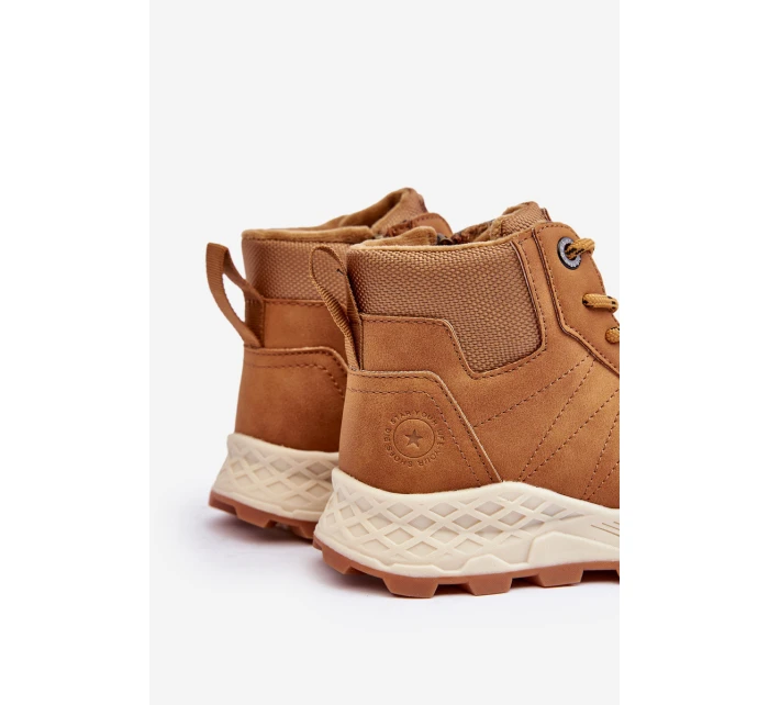 Dětské zateplené trekové boty Trapery Camel Big Star model 21637375 - Big Star Shoes