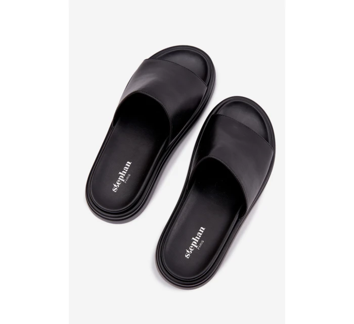 Dámské nazouváky na platformě Černé Tanelisse Dámské nazouváky na platformě Černé Tanelisse