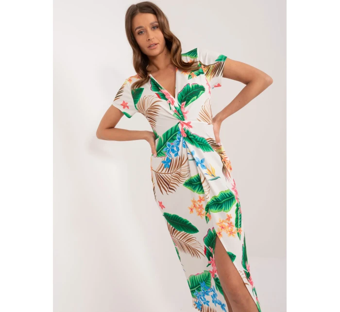 Sukienka DHJ SK  ecru model 20095155 - FPrice