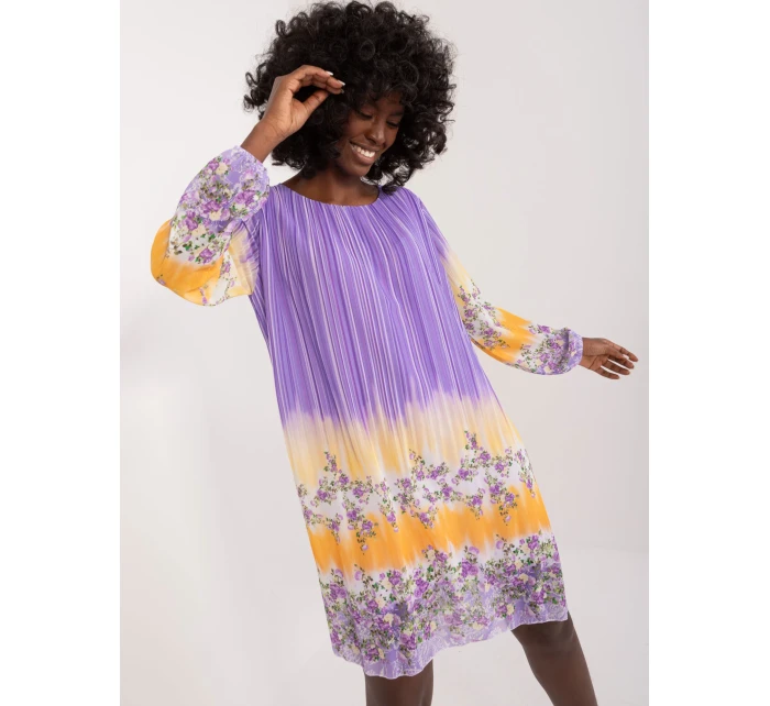 DHJ SK N8524 Šaty.14x fialová DHJ SK N8524 Šaty.14x fialová