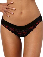 Tangá V-10048 čierna/červená - Axami