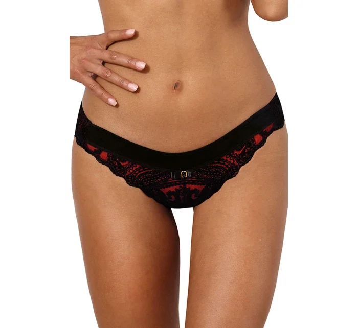 Tangá V-10048 čierna/červená - Axami Tangá V-10048 čierna/červená - Axami