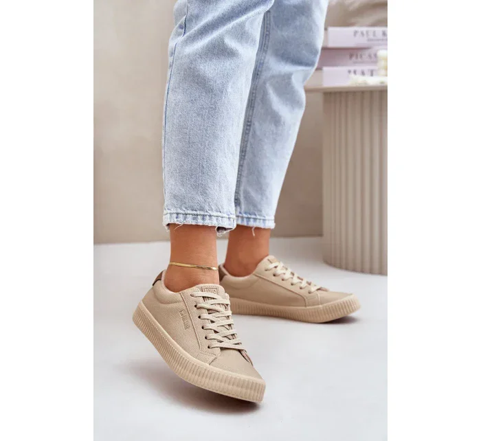 Zateplené dámske tenisky Big Star Beige Zateplené dámske tenisky Big Star Beige