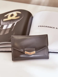 Lakovaná dámska peňaženka Dark Grey Rahner